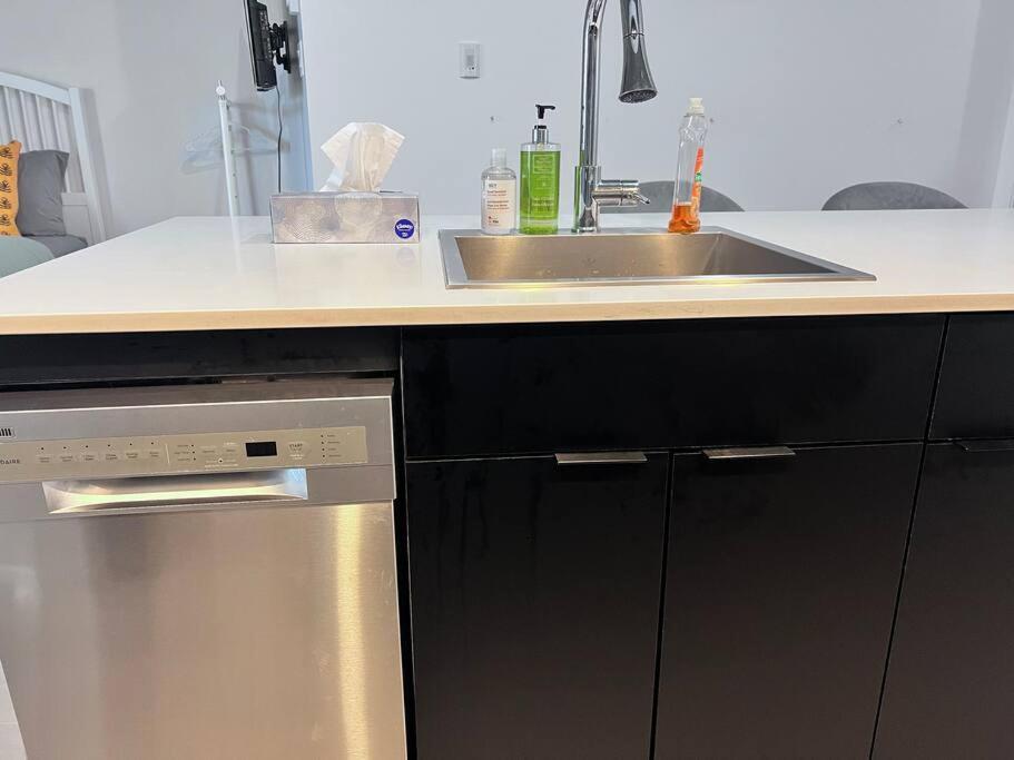 Apartment 1 Min To Metro, New Condo, Lovely Cozy Studio