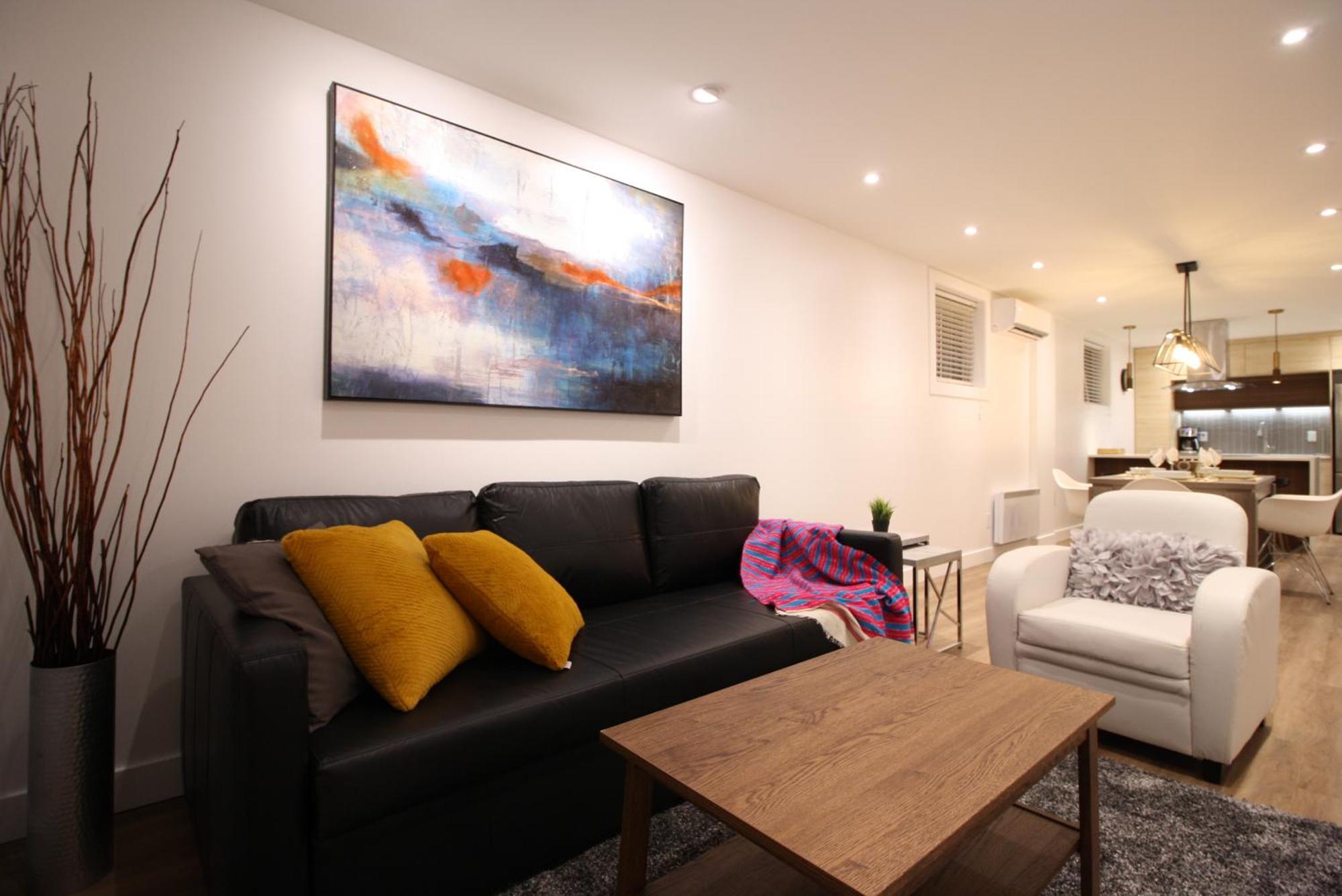 Apartment Luxueux - Deco Moderne, Rosemont Montreal