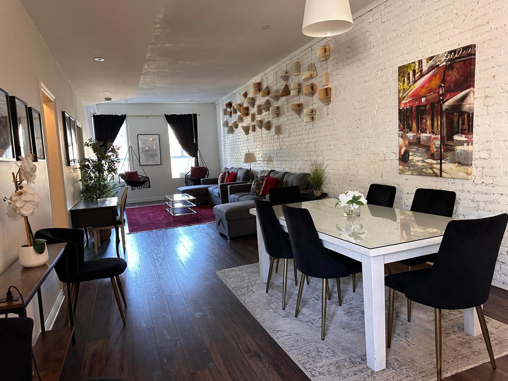Bonjour Mtl Luxe Loft 3br With 3 On-suite In Historic Plateau *