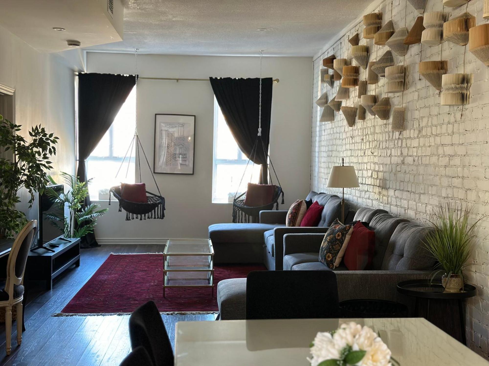 Bonjour Mtl Luxe Loft 3br With 3 On-suite In Historic Plateau Apartment *