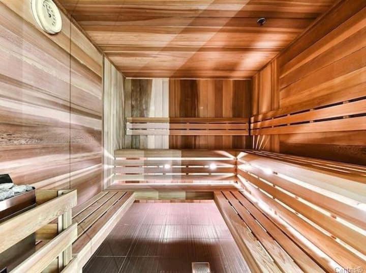 Luxurious Downtown Gym Sauna Pool Apartment