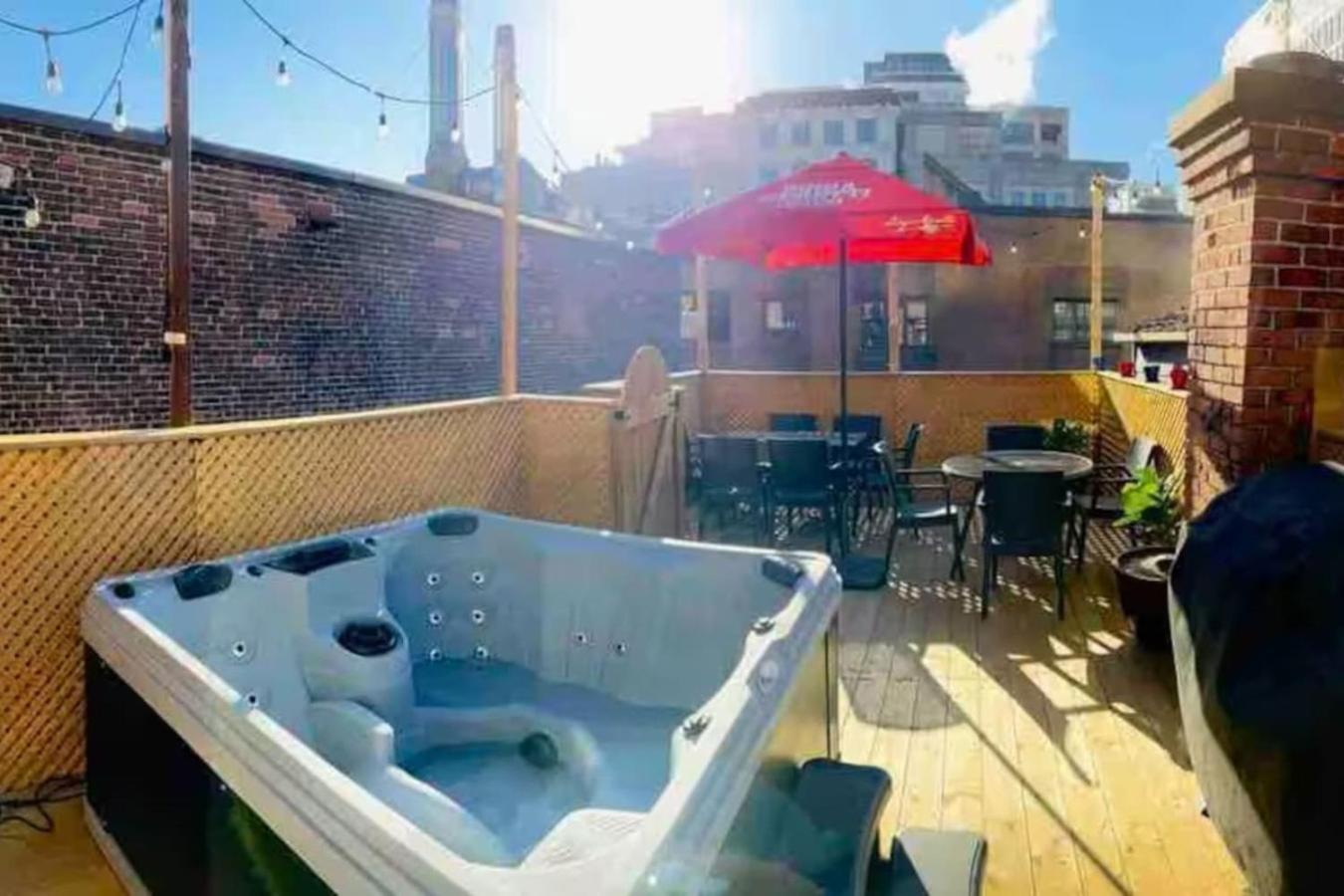 Chic Dt Mtl With Rooftop, Bbq And Jacuzzi Zz4 Apartment Montreal