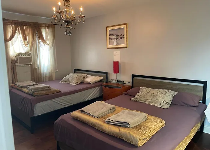 Self Service Small Breakfast, 2 Double Beds Private Room