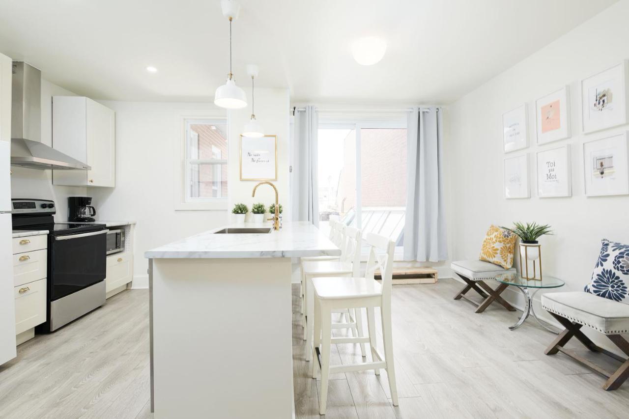 Bonjour Mtl Rosemont Chic 2br 2 Bath Patio Ac Apartment *