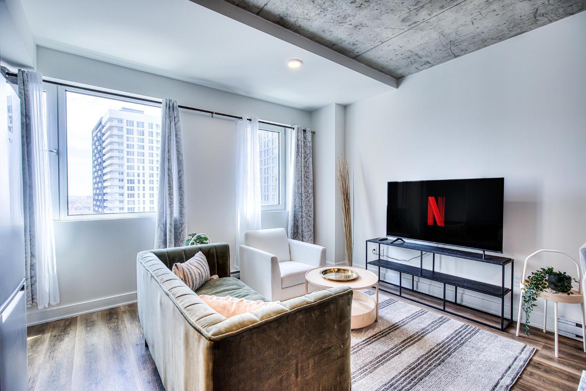 2br+gym For Vip Corporate & Students Downtown Mtl Apartment