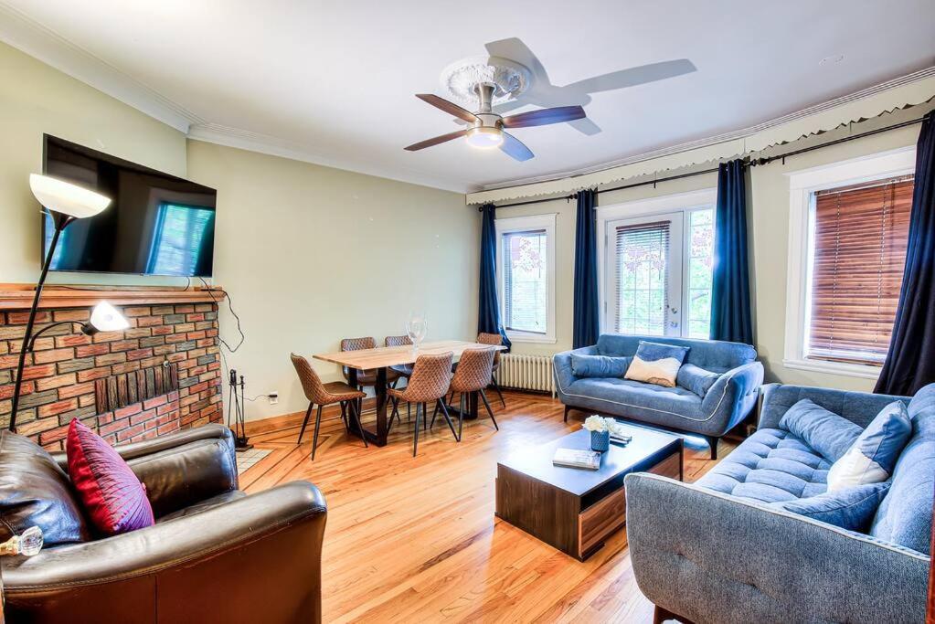 4bdr-2min Walk To Metro-free Parking-15min To Dt Apartment Montreal