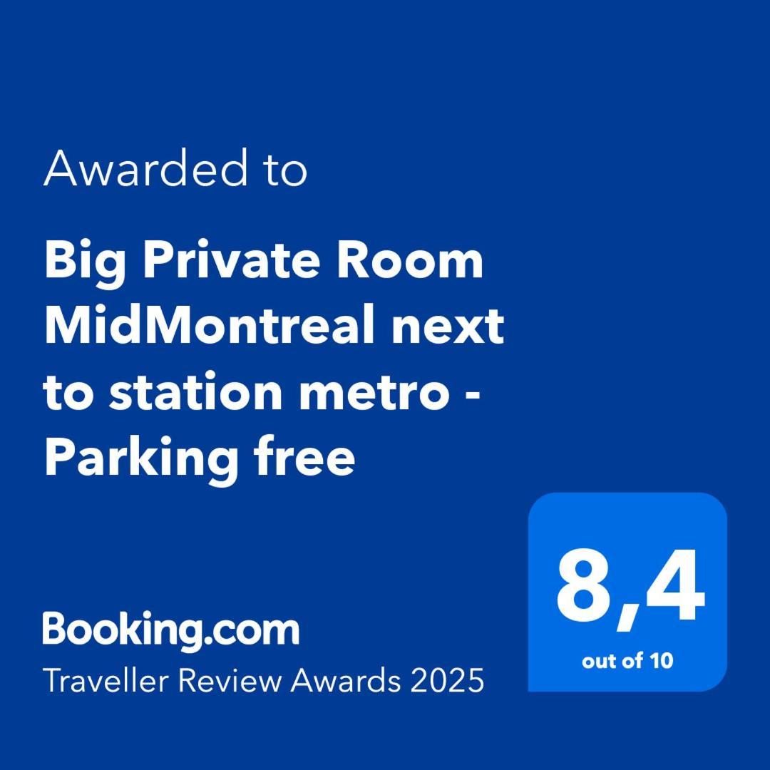Big Private Midmontreal Next To Station Metro - Parking Free * Montreal